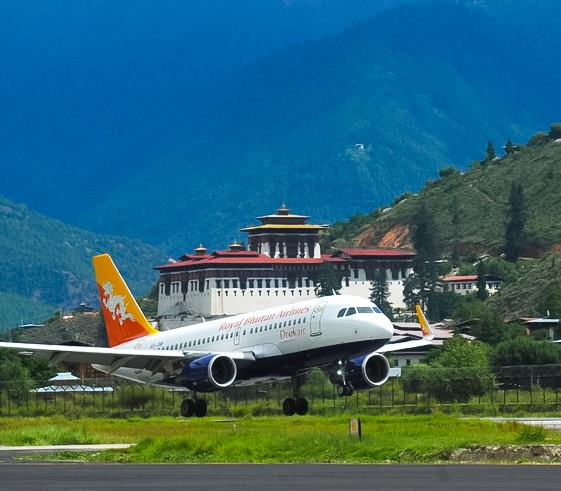 Arrive in Paro Bhutan (2,300m / 7,600ft)
