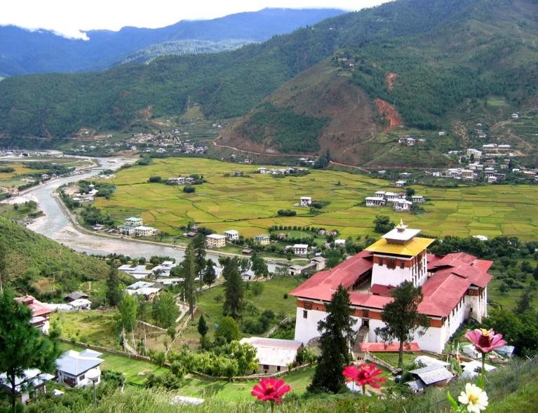 Flight to Paro (2,300m/7,600ft)